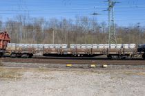 31 80 3938 968-5 D-DB - Mit Aluminiumbarren beladen ist dieser Güterwagen der Deutschen Bahn in Gremberg. / © ummet-eck.de / christian schön