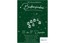 Weihnachtlicher Budenzauber in Olpe. • © Olpe Aktiv