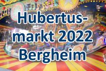 Ende Oktober 2022 beginnt der Hubertusmarkt in Bergheim. • © ummeteck.de - Christian Schön