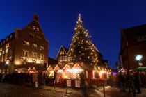 Der Weihnachtsmarkt am Kiepenkerl in Münster. • © Presseamt Münster, MünsterView