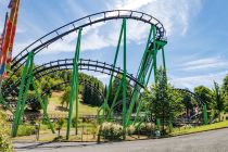 Die Achterbahn Speedsnake Free liegt im Fort Fun Abenteuerland in Bestwig (Hochsauerland). • © ummeteck.de - Silke Schön