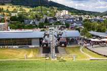 Talstation Ettelsberg Seilbahn - Einfahrt in die Talstation. Daneben liegt als Einkehrmöglichkeit die Seilbar.  • © ummeteck.de - Christian Schön