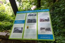 Infotafel Prinzenblick - Vor dem Umbau gab es eine Infotafel, welche später durch eine Hörstation ersetzt wurde. Foto aus Juli 2021. • © ummeteck.de - Silke Schön