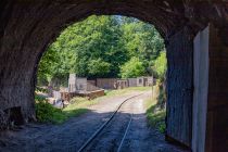 Tunnel für den Zug - So sieht die Bühne aus, wenn Du im Tunnel stehst. Tipp: Du kannst Backstage-Führungen buchen (empfehlenswert!). • © ummeteck.de - Silke Schön