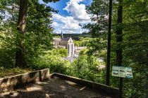Die Aussicht auf den Altenberger Dom war trotzdem großartig. Foto von Juli 2021. • © ummeteck.de - Silke Schön