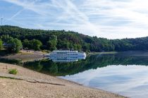 Die MS Westfalen liegt in Olpe-Sondern an. • © ummeteck.de - Silke Schön