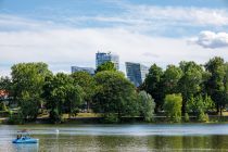 Mitten in Münster liegt die grüne Oase, der Aasee. • © ummeteck.de - Christian Schön