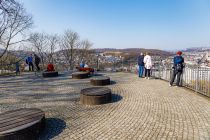 Aussichtspunkt Oberes Schloss in Siegen - Dort befindet sich auch dieser Aussichtspunkt. • © ummeteck.de - Christian Schön