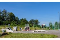 Skatepark with a view - Er liegt wirklich auf einem Berg, hinauf hat es eine starke Steigung. • © ummeteck.de - Silke Schön