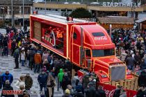 Coca Cola Weihnachtstrucks in Meinerzhagen - Sie waren die Attraktion in Meinerzhagen an dem Wochenende. • © ummeteck.de - Christian Schön