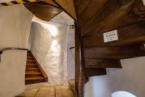 Der Aufgang zum Turm  - Nun folgen einige Bilder aus dem Inneren des Turms im Schloss Homburg, den Du begehen und von oben die Aussicht ins Bergische genießen kannst. • © ummeteck.de - Silke Schön