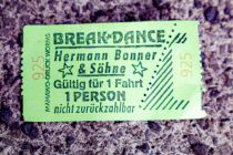Break Dance No. 1 (Bonner) - Ticket - Ticket vom Waldbröler Stadtfest 2022. • © ummeteck.de - Christian Schön