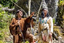 Die Hauptdarsteller - Beginnen wir mit den Hauptdarstellern. Bühnenbilder gibt es weiter hinten! Winnetou wird wie in den letzten Jahren  von Jean-Marc Birkholz verkörpert. Martin Krah spielt Old Shatterhand in der zweiten Saison. • © ummeteck.de - Silke Schön