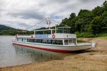 Die MS Hennesee fuhr bis September 2022 auf der Talsperre. • © ummeteck.de - Christian Schön