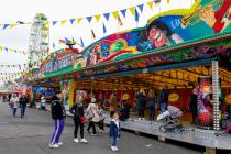 Hier haben wir den Autoscooter auf der Hagener Osterkirmes 2023 gesehen. • © ummet-eck.de - Silke Schön