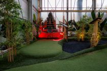 Thema Adventure Minigolf Overath - Auf den 16 gänzlich "anderen" und voll thematisierten Spielbahnen geht um eine tropische Schatzsuche und um dem Bergbau. • © ummeteck.de - Silke Schön