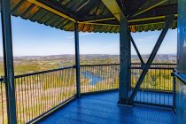 Aussichtsplattform Unnenbergturm Marienheide - Oben angekommen auf der Plattform. • © ummeteck.de - Silke Schön