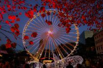 Das Große Riesenrad (Wilhelm) - Hier ein Eindruck des Riesenrades von Wilhelm auf dem Weihnachtsmarkt 2022 in Essen. • © ummeteck.de - Christian Schön