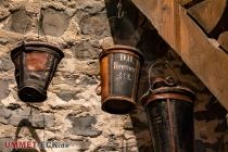 Burg Altena - Altena - Sauerland - Pulverturm - Löscheimer aus Leder. Brandbekämpfung im 18. Jahrhundert. • © ummet-eck.de - Silke Schön