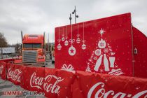 Drei Weihnachtstrucks standen auf dem Otto-Fuchs-Platz. • © ummeteck.de - Christian Schön