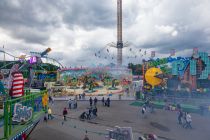 Cranger Kirmes 2023 - Herne - Bilder - Ausblick aus der Villa Wahnsinn. • © ummet-eck.de - Silke Schön