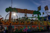 Hier haben wir den Crazy Jungle Coaster auf der Herbstmesse 2023 in Gießen gesehen. • © ummet-eck.de / kirmesecke.de