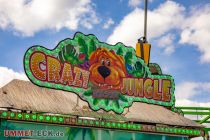 Crazy Jungle Coaster (Luxem) - Kirmes - Bilder - Grundsätzlich ist der vollthematisierte Crazy Jungle Coaster natürlich auch für Erwachsene - aber die Ausrichtung dieser Kleinachterbahn richtet sich an die Kinder ab einem Alter von zwei Jahren. • © ummet-eck.de - Christian Schön