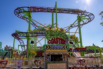 Der Euro Coaster auf dem Cannstatter Volksfest 2023 in Stuttgart. • © ummet-eck.de / kirmesecke.de