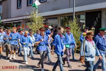 Schützen in Meinerzhagen - Die berühmten Blaukittel in Meinerzhagen beim Schützenfest 2022. • © ummeteck.de - Silke Schön