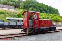 Diesellokomotive V 3 Nahmer - Das ist die Diesellok Nahmer, ein fester Bestandteil der Sauerländer Kleinbahn. • © ummeteck.de - Silke Schön
