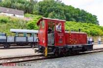 Das ist die Diesellok Nahmer, ein fester Bestandteil der Sauerländer Kleinbahn. • © ummeteck.de - Silke Schön