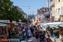 Am Samstag war auch noch Markt - deshalb hier mal ein kleiner Blick in die Fußgängerzone. • © ummet-eck.de / christian schön