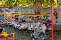 Kindereisenbahn - Neben dem Break Dance gibt es eine kleine Kindereisenbahn … • © ummet-eck.de / christian schön