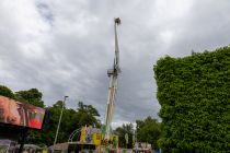 Das Karussell Extrem ist ein Fahrgeschäft vom Typ KMG Speed. 40 Meter geht es hoch. • © ummet-eck.de / christian schön