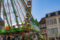 Hier haben wir das Riesenrad Jupiter auf der [e:12155::Soester Allerheiligenkirmes 2023:] gesehen. • © ummet-eck.de / kirmesecke.de