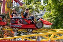 Ring Renner (Wingender) - Achterbahn - Bilder 2023 - Die Wagen sehen aus wie Rennautos. • © ummet-eck.de - Schön