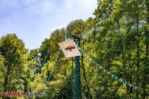 Festplatz Listerhalle Hunswinkel - Der Vogel wartet darauf, den nächsten Prinzen küren zu dürfen. • © ummeteck.de - Silke Schön