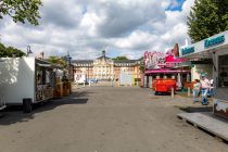 Sommersend 2023 - Kirmes in Münster - Bilder - Der Sendplatz ist direkt neben dem Schloss in Münster. • © ummet-eck.de - Silke Schön