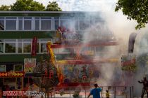 X-Force auf dem Opladener Stadtfest 2022 - ES git keinen Überschlag. Die maximale Höhe ist neun Meter. • © ummeteck.de - Silke Schön