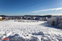 Quasi im Schatten der Schanze und direkt am Ortsrand liegt das Übungsgelände Herrloh im Skigebiet von Winterberg. • © ummet-eck.de / christian schön