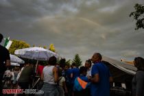 Vorschützenfest der Osterbauernschaft in Willertshagen - Und sogar ein leichter Regenbogen zeigte sich. • © ummet-eck.de / christian schön
