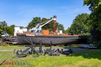 LWL-Museum Schiffshebewerk Henrichenburg - Außengelände - Beeindruckend sind sie, die alten Schiffe - und auch die mächtigen Anker. • © LWL-Museum Schiffshebewerk Henrichenburg / ummet-eck.de - Schön