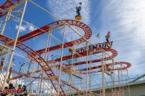 Wilde Maus (Barth) - Kirmes - Bilder 2023 - Die Schienen sind immerhin 380 Meter lang,  • © ummet-eck.de - Schön