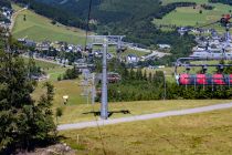 K1 Sesselbahn Köhlerhagen - Willingen - Bilder 2023 - Fahrt hinunter. • © ummet-eck.de - Christian Schön