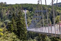 Hängebrücke Skywalk - Willingen - Bilder - Blick vom Eingang Schanze zum Eingang Musenberg. • © ummet-eck.de - Christian Schön