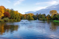 Der Weiher im Stadtpark von Werne. • © ummeteck.de - Christian Schön