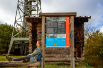 Infotafel am Baumweg • © Holger Hage für "Das Bergische"