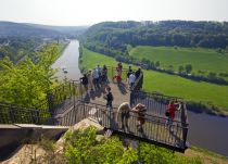 Schöne Aussicht vom Weser-Skywalk • © Kulturland Kreis Höxter, Frank Grawe