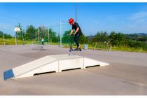 Der Skatepark in Bergneustadt bietet Platz zum üben - bei toller Aussicht. • © ummeteck.de - Silke Schön