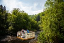 Die Schwebefähre im Brückenpark Müngsten • © Tourismus NRW e.V.